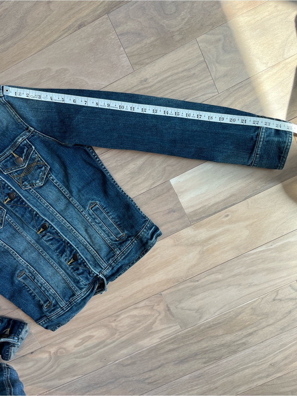 Y2K Abercrombie Classic Denim Trucker Jacket Size M - Picture 9 of 9